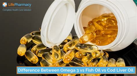 difference between omega 3 and cod liver oil